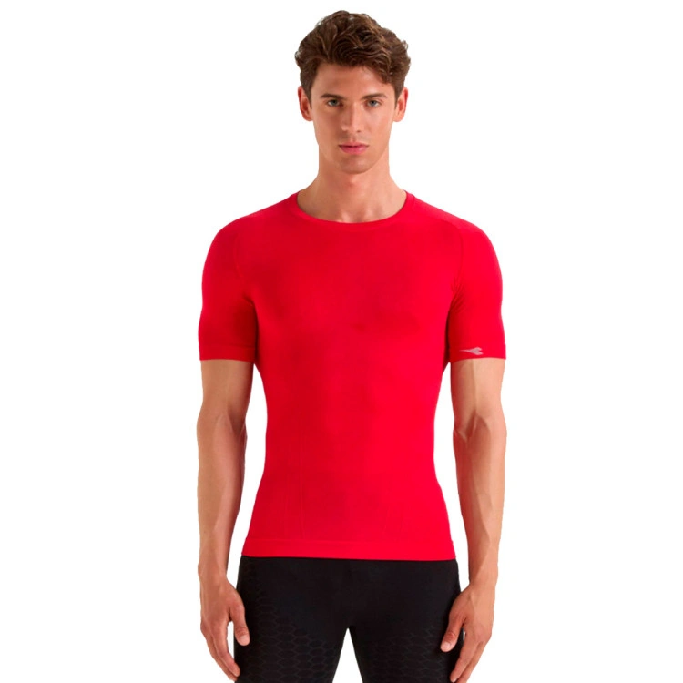 Camiseta Diadora T-Shirt Act LS Rossa