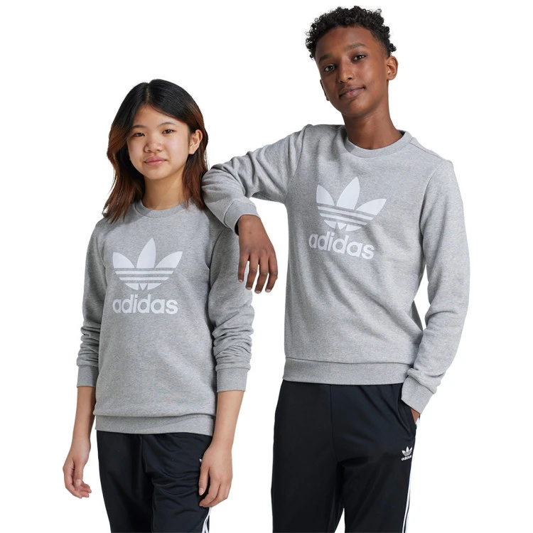 Sudadera adidas Trefoil Crew Niño