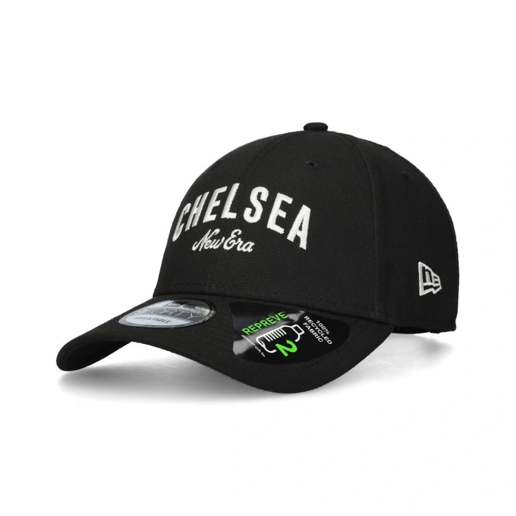 Gorra New Era Chelsea Cappellino 9FORTY Wordmark Repreve Nero