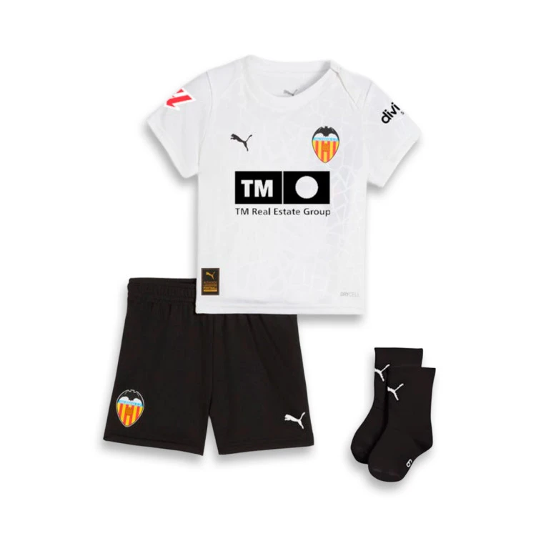 Conjunto Puma Valencia Cf Primera Equipación 2025-2026 Bebé