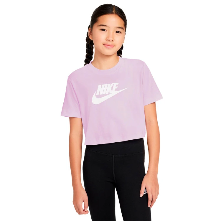 Camiseta Nike Sportswear Crop Futura HBR Niño