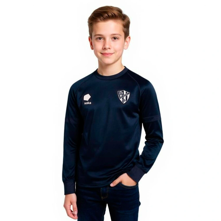 Sudadera Soka Sociedad Deportiva Huesca Training 2025-2026 Niño