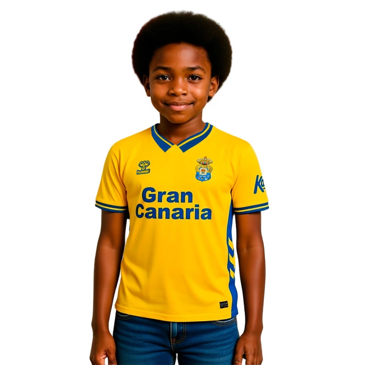 Camiseta Hummel Las Palmas Primera Equipación 2025-2026 Niño