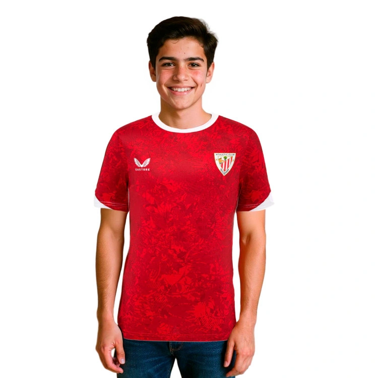 Camiseta Castore Athletic Club Bilbao Pre-Match 2025-2026 Niño