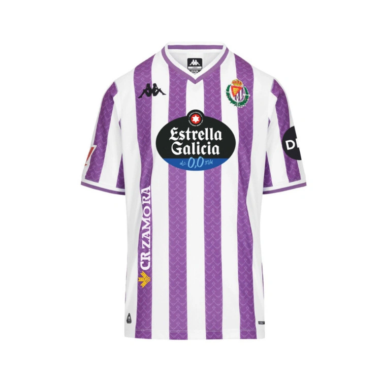 Camiseta Kappa Real Valladolid Primera Equipación 2025-2026 Niño