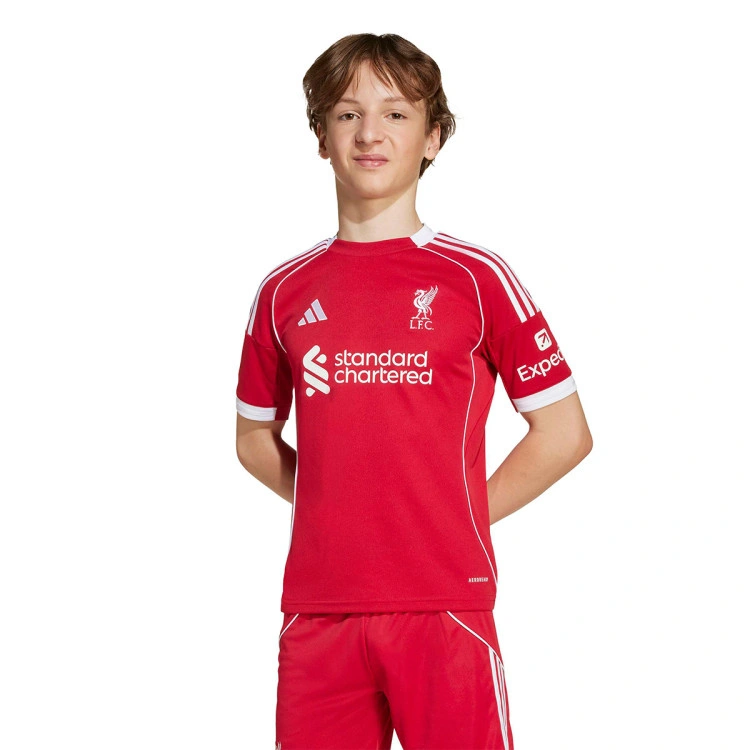 Camiseta adidas Liverpool Fc Primera Equipación 2025-2026 Niño