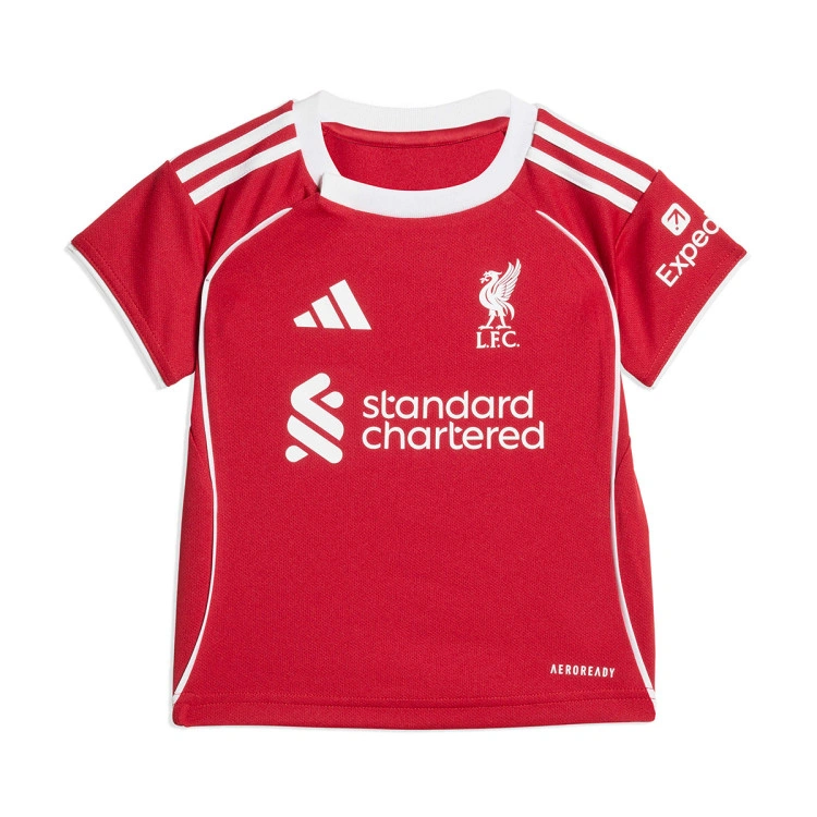 Conjunto adidas Liverpool Fc Primera Equipación 2025-2026 Bebé
