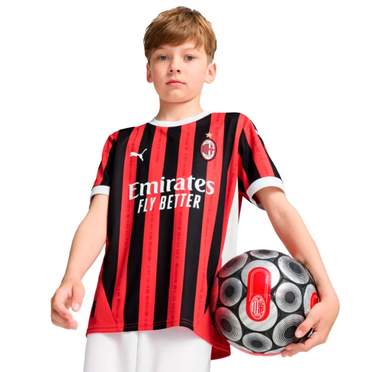 Camiseta Puma AC Milan Primera Equipación 2024-2025 Niño