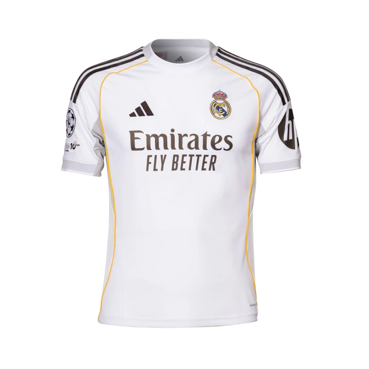 Camiseta adidas Mbappé Real Madrid Primera Equipación 2025-2026 Niño + Parche