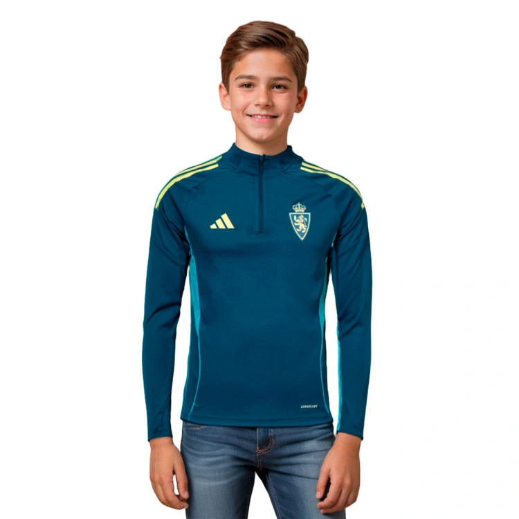 Sudadera adidas Real Zaragoza Entreno Jugador 25-26 Niño