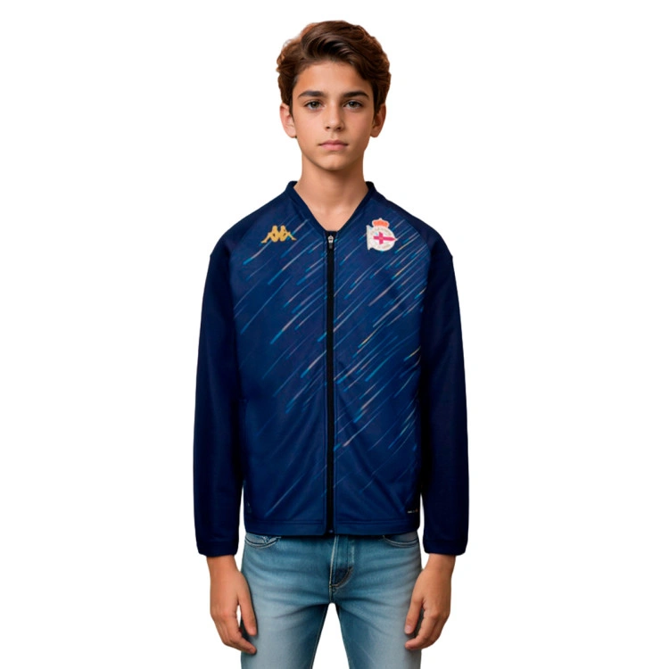 Chaqueta Kappa Deportivo La Coruña Pre-Match 2025-2026 Niño