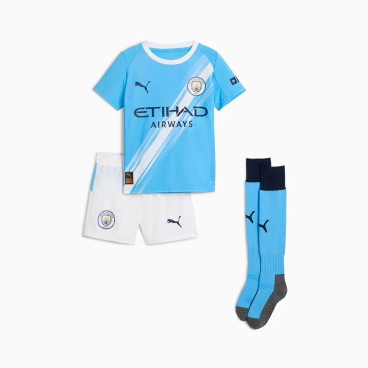 Conjunto Puma Manchester City Primera Equipación 2025-2026 Niño