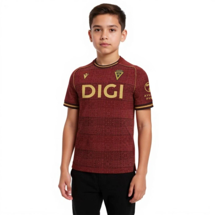 Camiseta Macron Cadiz Cf Segunda Equipación 2025-2026 Niño