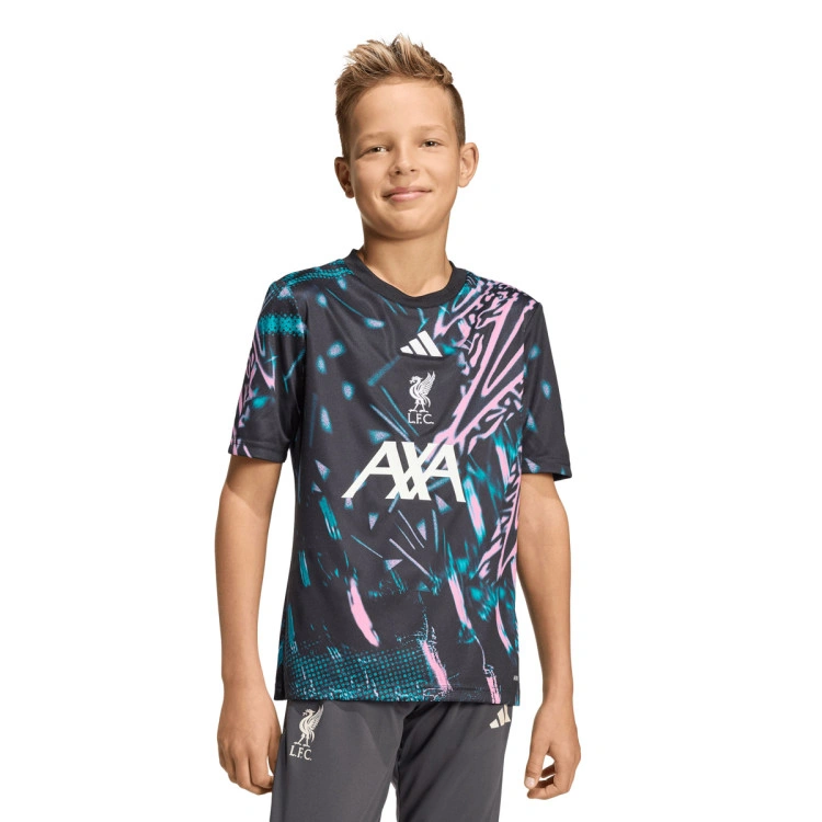 Camiseta adidas Liverpool Fc Pre-Match 2025-2026 Niño