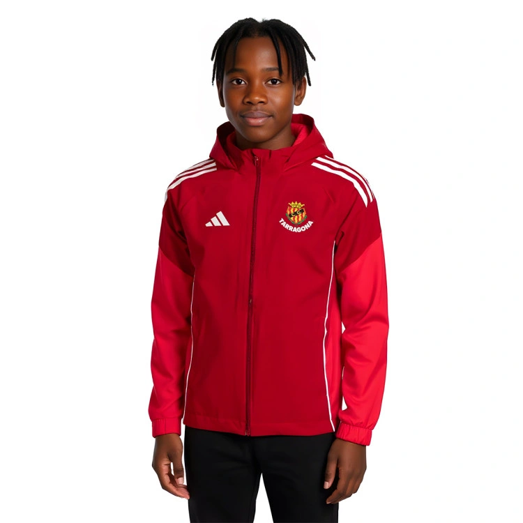 Chubasquero adidas Gimnàstic de Tarragona Training Jugadores 2025-2026 Niño