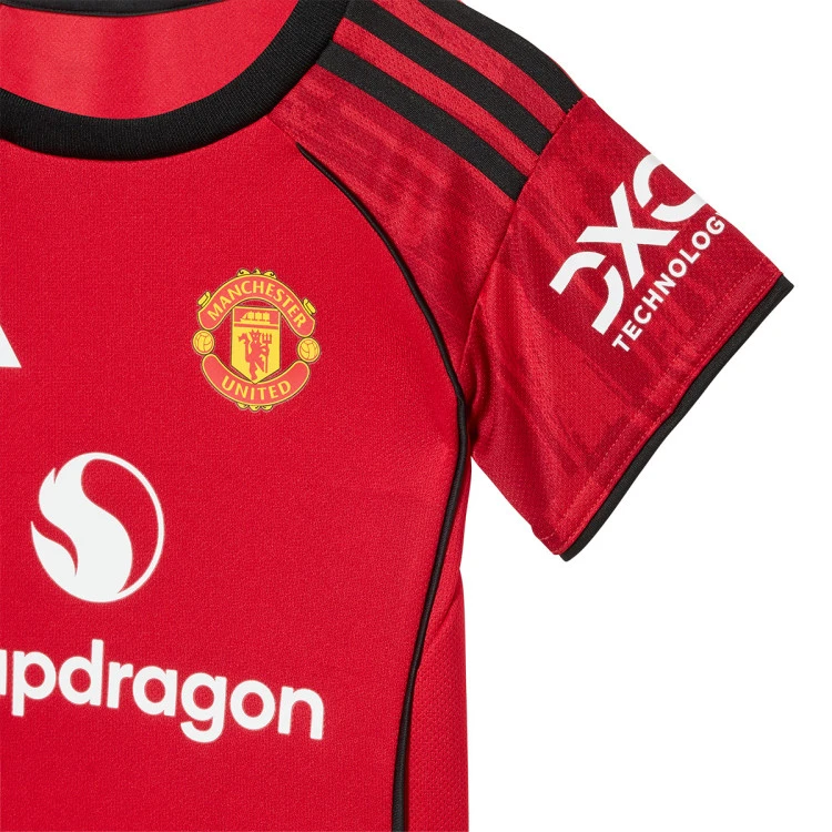 Conjunto adidas Manchester United Primera Equipación 2025-2026 Bebé