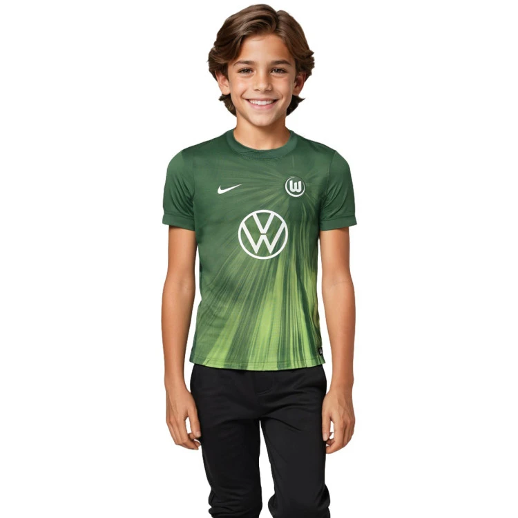 Camiseta Nike VFL Wolfsburg Primera Equipación Niño 2025-2026