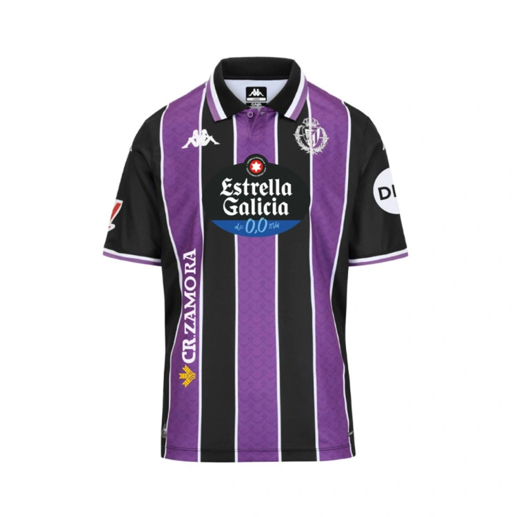 Camiseta Kappa Real Valladolid Segunda Equipación 2025-2026 Niño