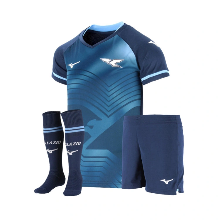 Conjunto Mizuno Lazio Segunda Equipación 2025-2026 Niño