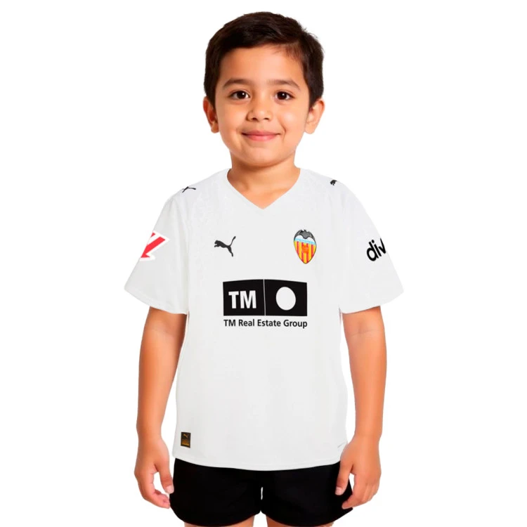 Camiseta Puma Valencia Cf Primera Equipación 2025-2026 Niño