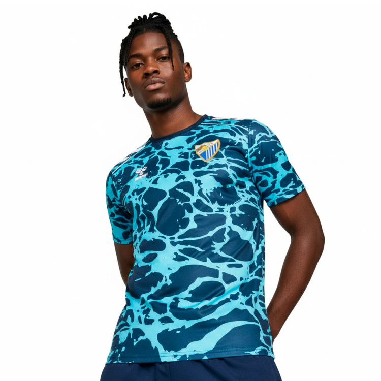 Camiseta Hummel Malaga CF Pre-Match 2025-2026
