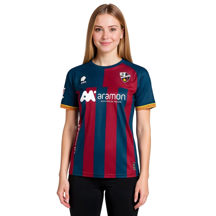 Camiseta Soka Sociedad Deportiva Huesca Primera Equipación 2025-2026 Mujer