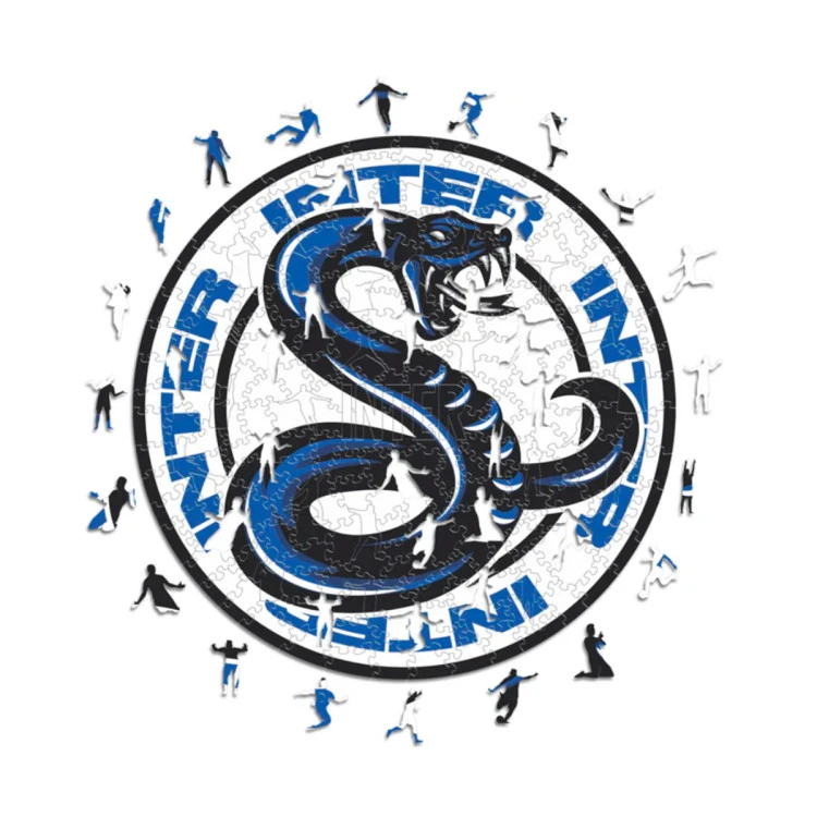 Fc Inter Milan Snake Puzle Madera (150 Piezas)