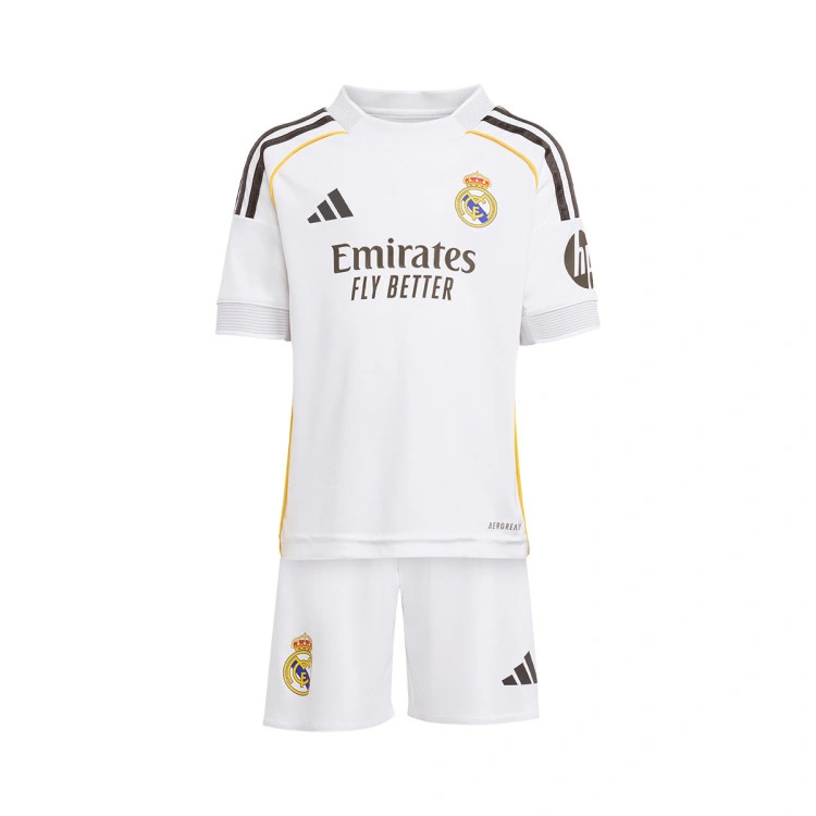 Conjunto adidas Real Madrid Primera Equipación 2025-2026 Niño