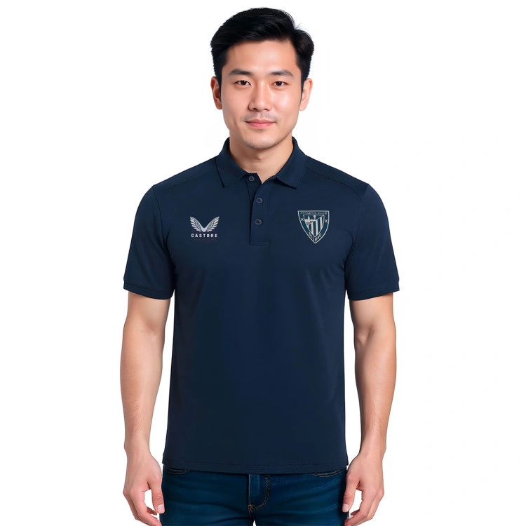 Polo Castore Athletic Club Bilbao Fanswear 2025-2026