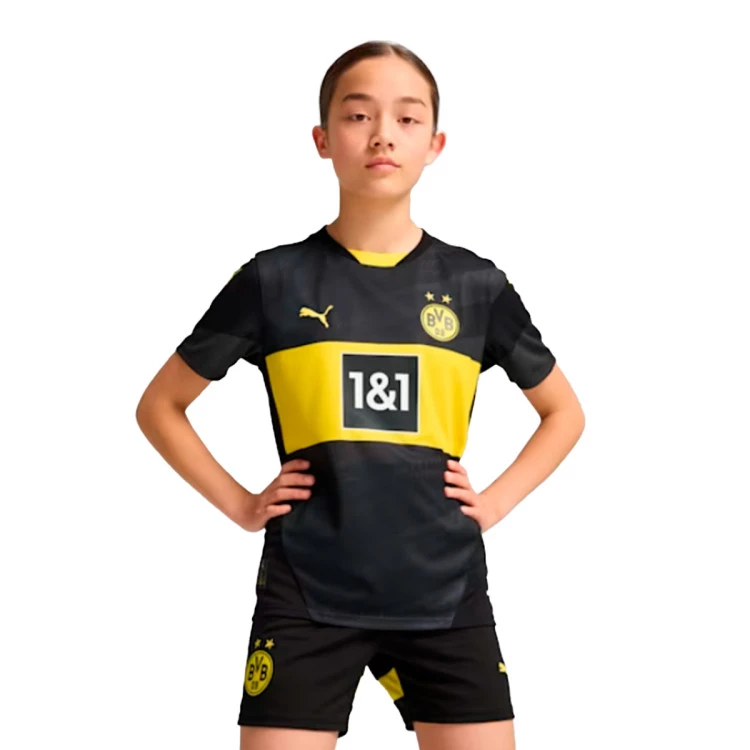 Camiseta Puma Borussia Dortmund Segunda Equipación 2024-2025 Niño