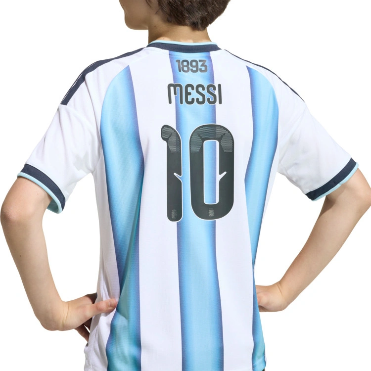 Camiseta adidas Argentina Primera Equipación Mundial Messi 2026 Niño