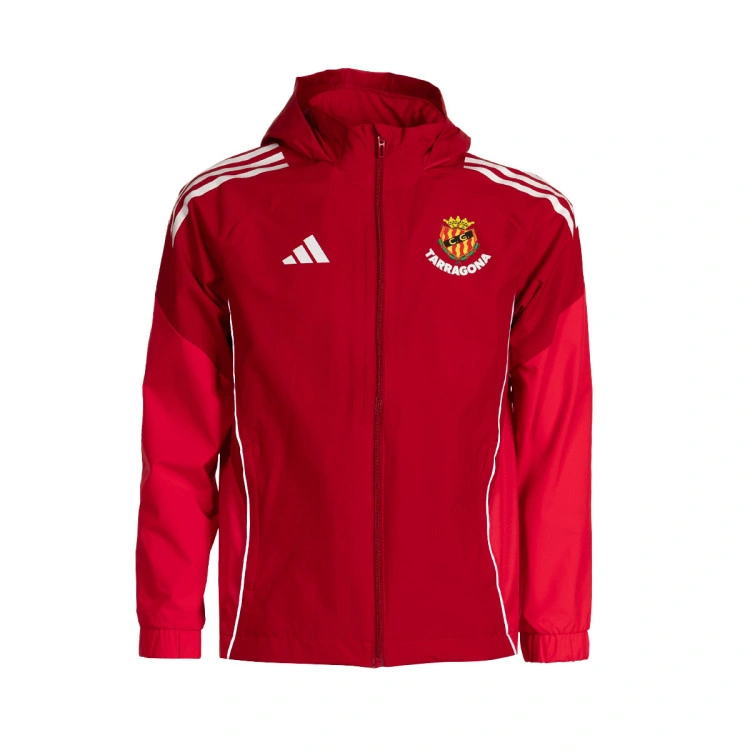 Chubasquero adidas Gimnàstic de Tarragona Training Jugadores 2025-2026 Niño