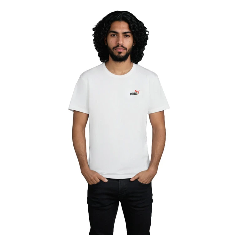 Camiseta Puma Essentials 2 Color Small No. 1 Logo