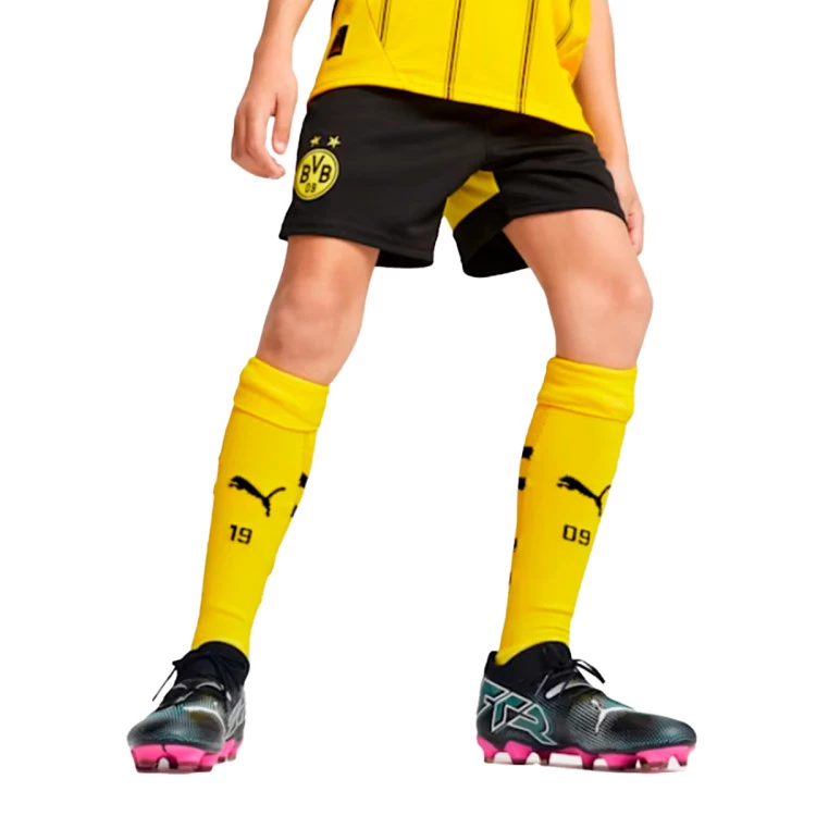 Pantalón corto Puma Borussia Dortmund Primera Equipación 2024-2025 Niño