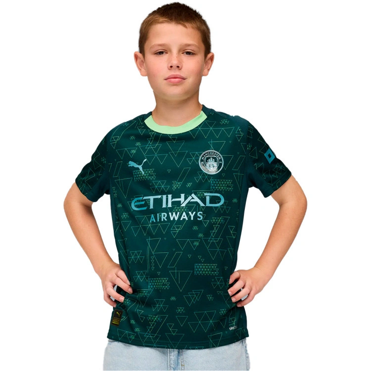 Camiseta Puma Manchester City Cuarta Equipación 2025-2026 Niño