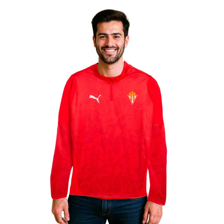 Sudadera Puma Sporting Gijon Training 2025-2026