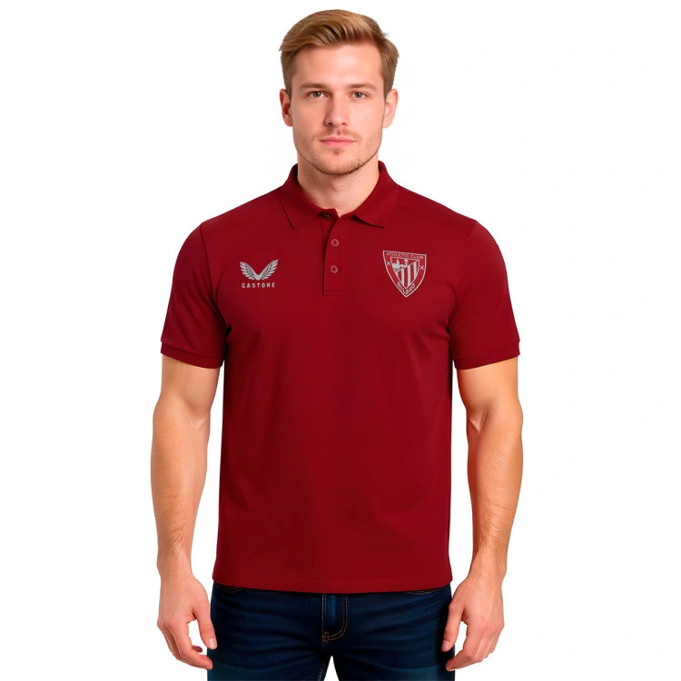 Polo Castore Athletic Club Bilbao Fanswear 2025-2026