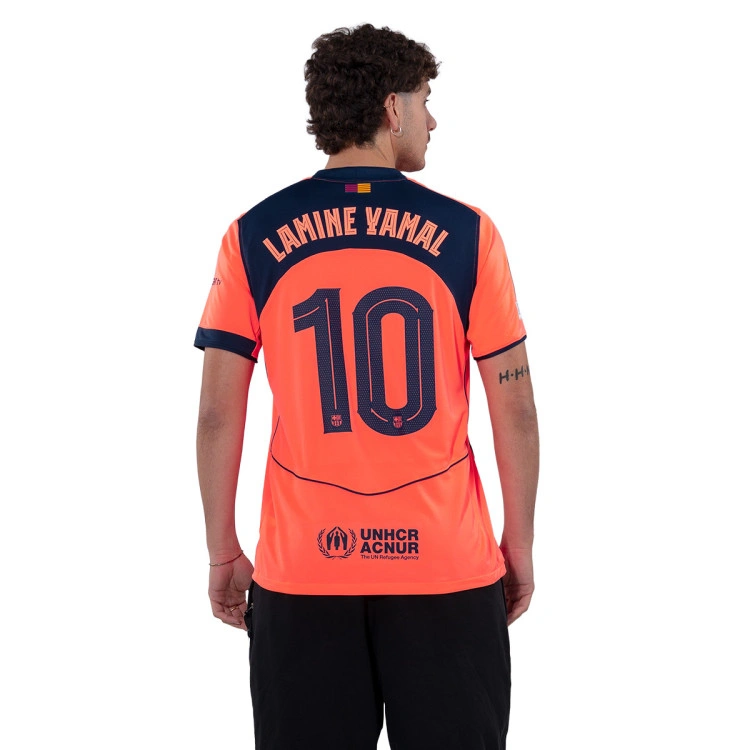 Camiseta Nike Lamine Yamal FC Barcelona Tercera Equipación Champions League 2025-2026