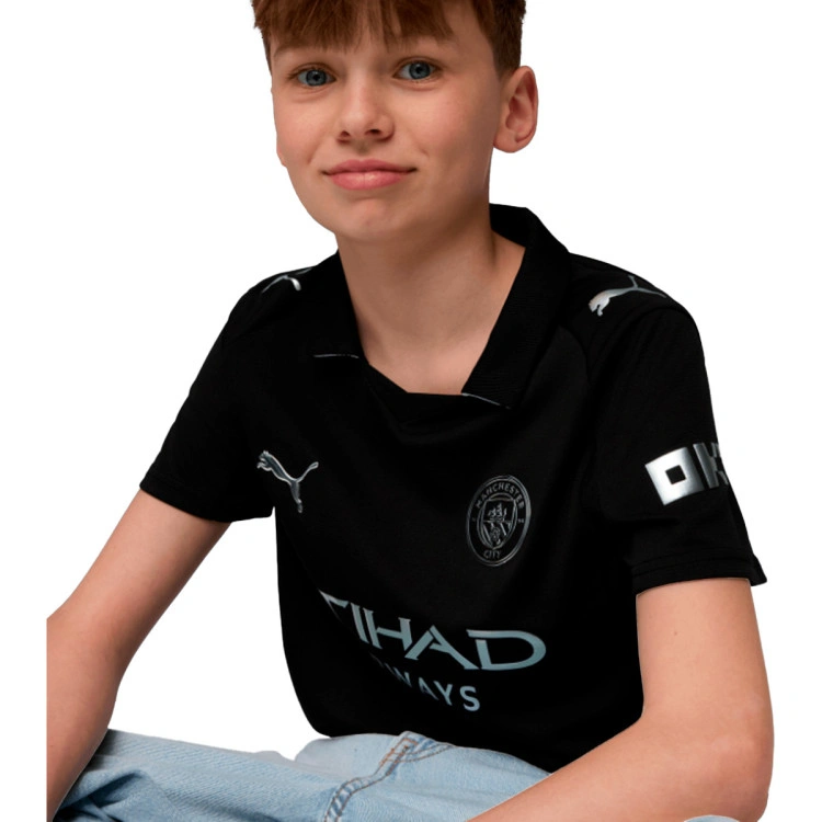 Camiseta Puma Manchester City Segunda Equipación 2025-2026 Niño