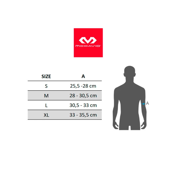 Manguitos McDavid de compresión X-Fitness Dual Layer