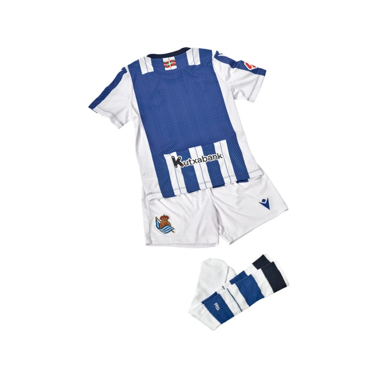 Conjunto Macron Real Sociedad Primera Equipación 2025-2026 Bebé