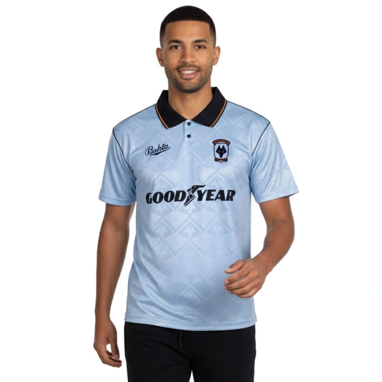 Camiseta Score Draw Wolverhampton Wanderers 1992 Away Bukta