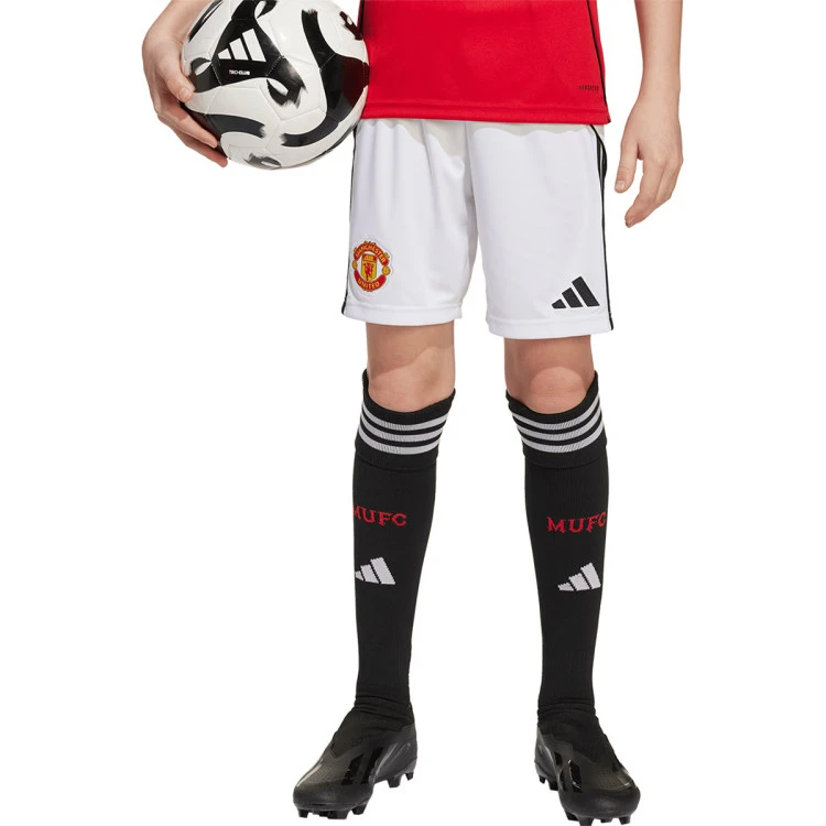 Pantalón corto adidas Manchester United Primera Equipación 2025-2026 Niño