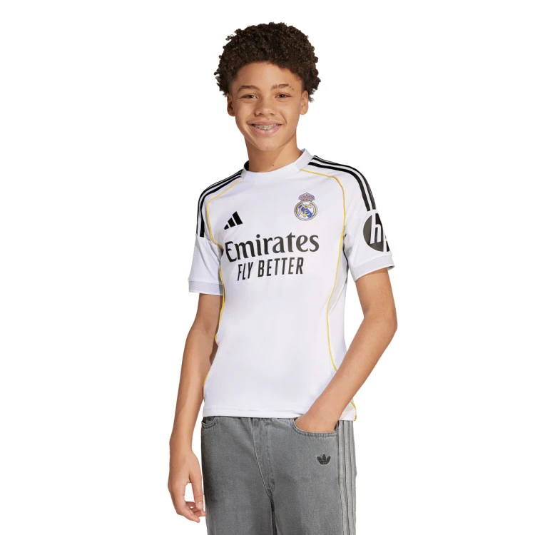 Camiseta adidas Real Madrid Primera Equipación 2025-2026 Niño