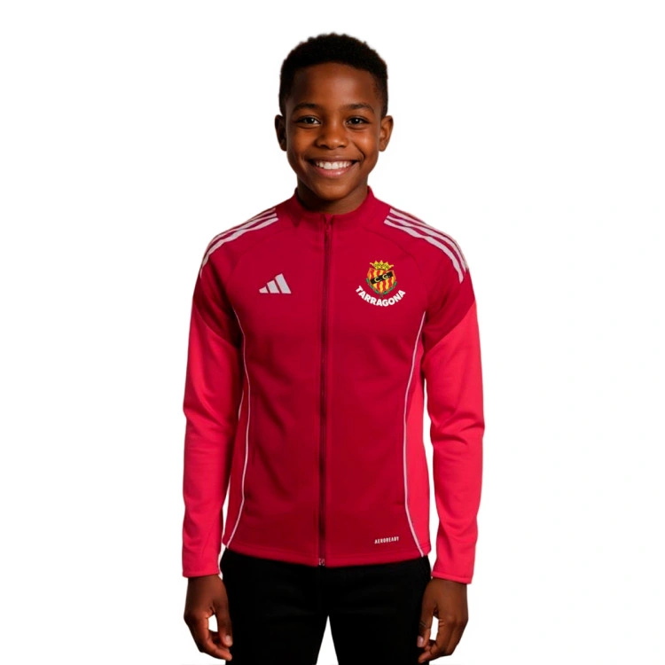 Chaqueta adidas Gimnàstic de Tarragona Paseo Jugadores y Porteros 2025-2026 Niño