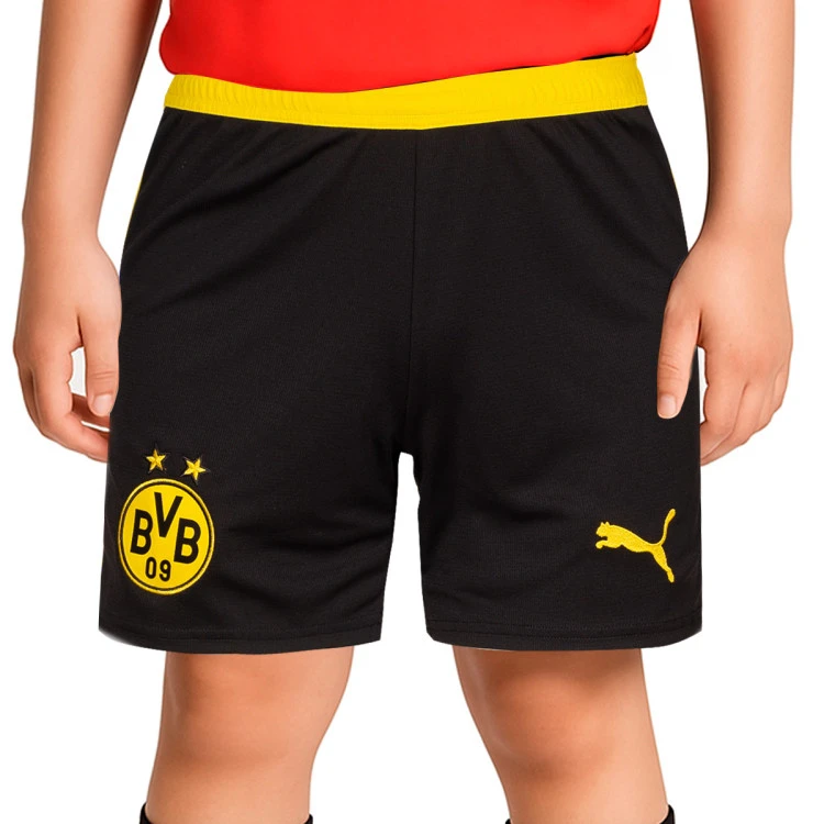 Pantalón corto Puma BVB Borussia Primera Equipación 2025-2026 Niño
