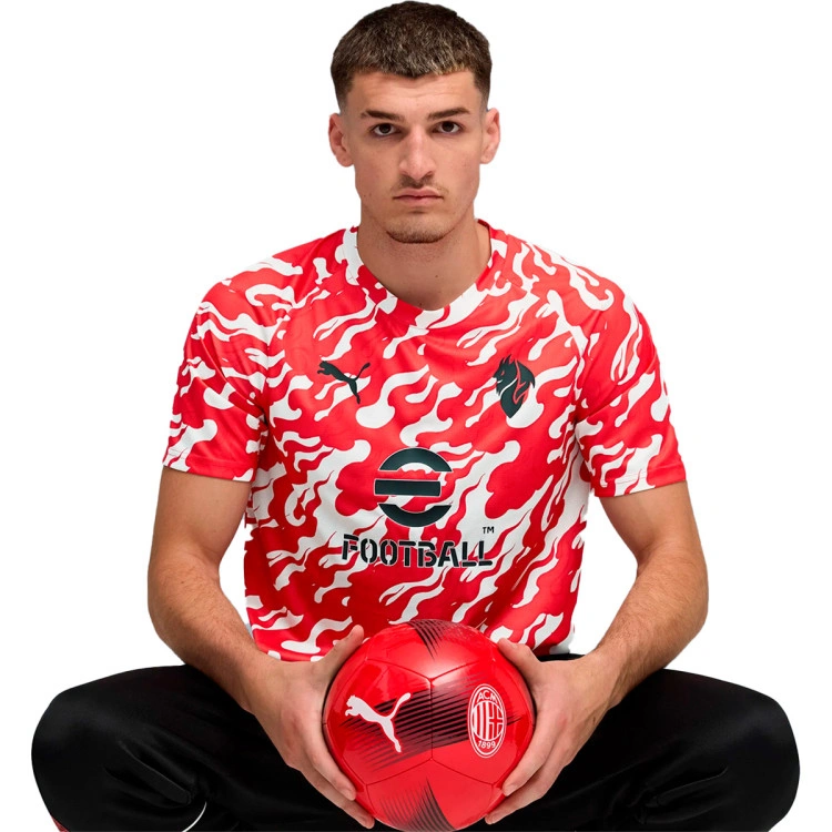 Camiseta Puma Ac Milan Pre-Match 2025-2026