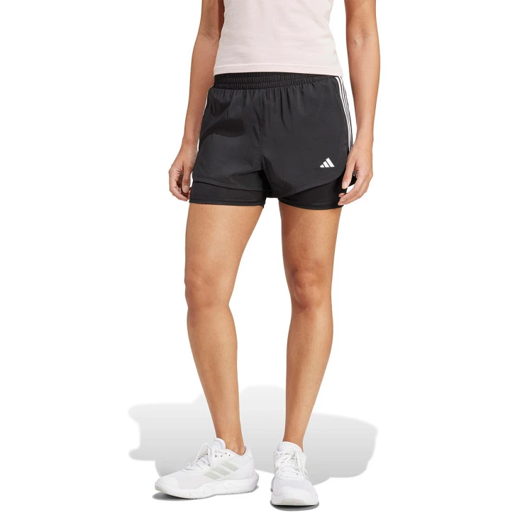 Pantalón corto adidas Pacer Training Woven 3 Bandas Mujer
