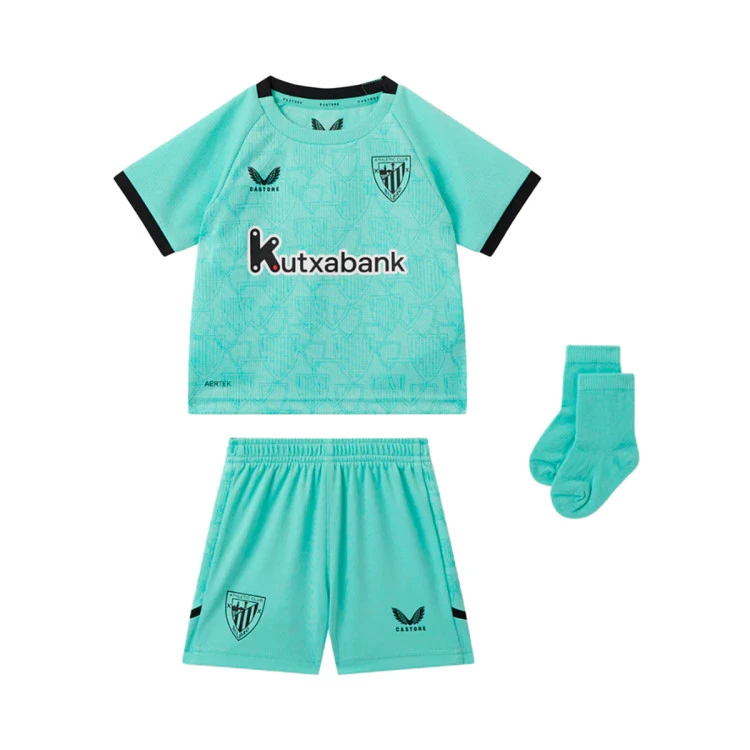Conjunto Castore Athletic Club Bilbao Tercera Equipación 2025-2026 Bebé