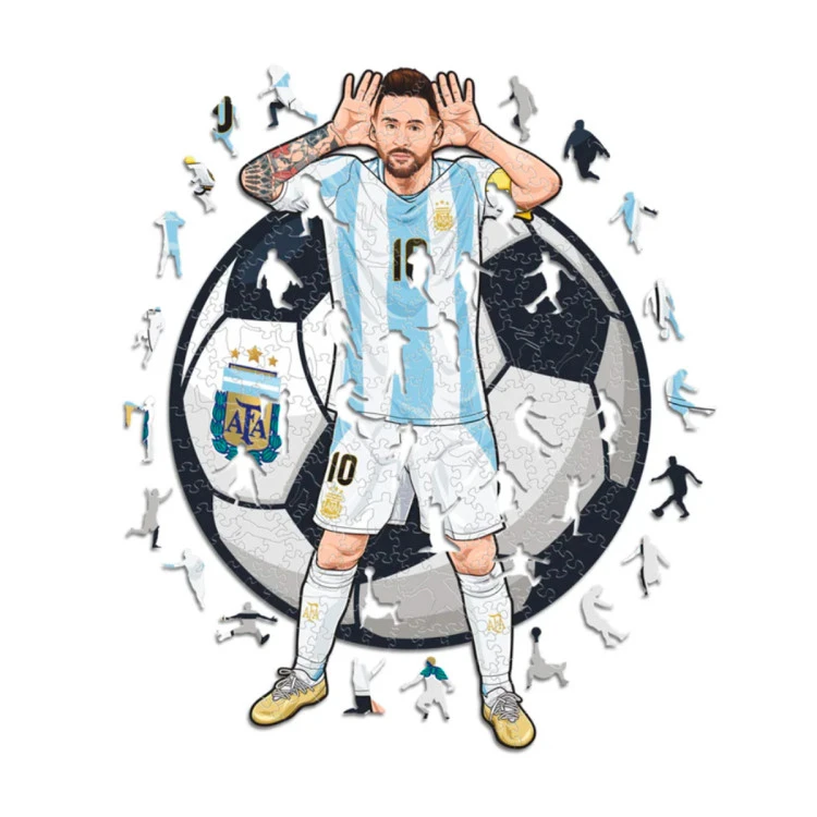 Lionel Messi (Argentina) Puzzle Madera (150 Piezas)